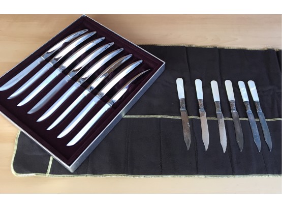 Two Sets Of Steak Knives