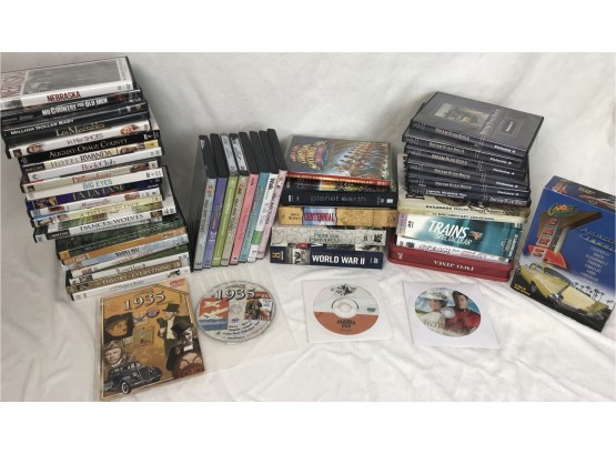 Large Collection Of DVDs Including Classic Car Collection, Dream Planned Build Collection, Planet Earth & More
