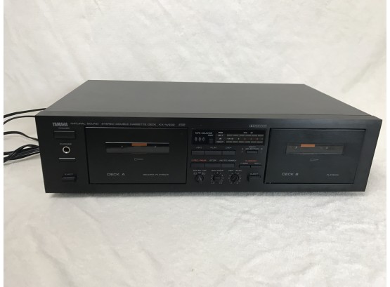 Nice YAMAHA NATURAL SOUND STEREO DOUBLE CASSETTE DECK Kx-W232