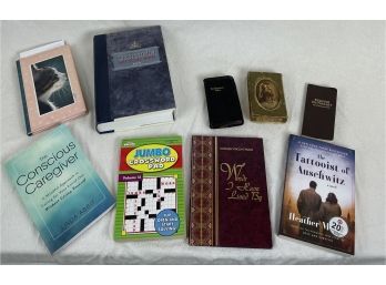 Collection Of Inspirational Books & Crossword Puzzle
