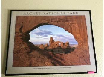 Framed Print Of Arches National Park