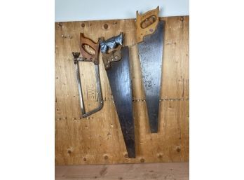 THREE SAWS- SEE PHOTOS FOR CONDITION