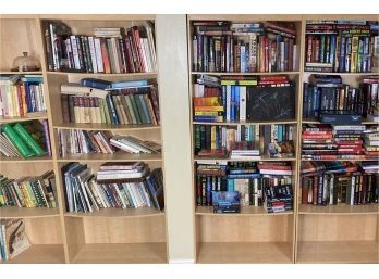 Huge Assortment Of Books, Shelves Not Included (see Photos For Assortment)
