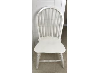 Painted White Wooden Chair