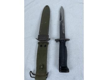 Military Issue Antique Knife With Sheath