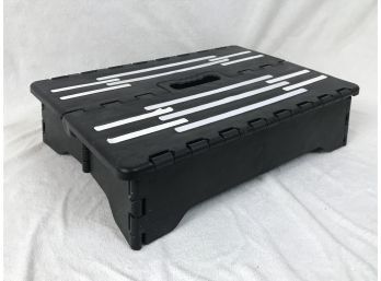 Handy Black Plastic Collapsible Step Stool