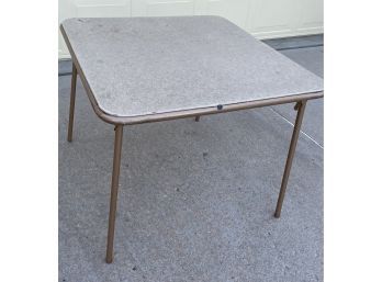 Gray Collapsible Card Table