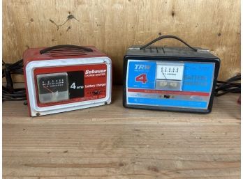 TWO BATTERY CHARGERS