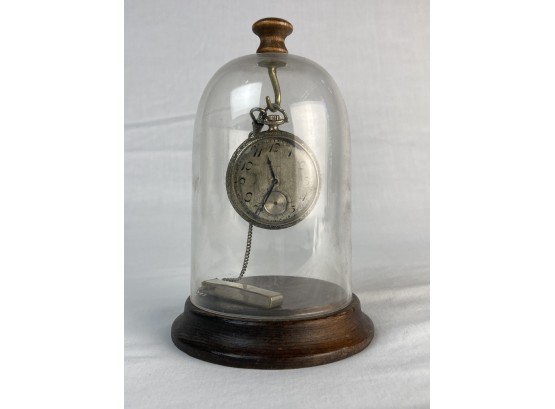 Antique Silver Elgin Pocket Watch In Wonderful Display (see Photos For Condition)