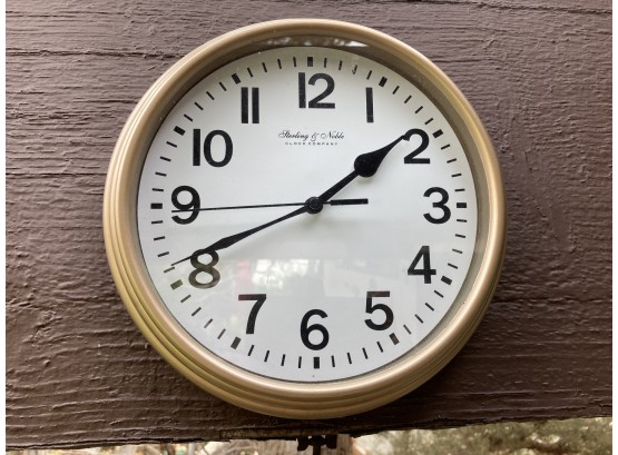 Wall Clock Used Outdoors
