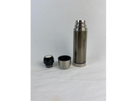 Insulated Thermos With Black Carrying Case