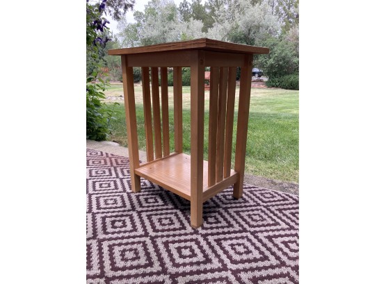 Wooden End Table (See Photos)