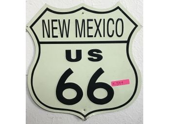 Replica New Mexico US 66 Road Sign