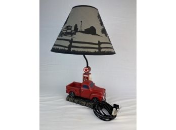 Cute Decorative Red Truck Lamp
