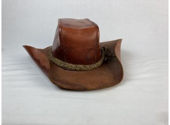 Unique Leather Rustic Style Hat