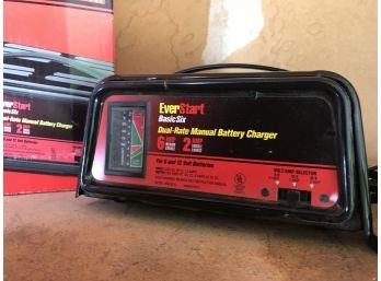 Ever Start Brand Battery Charger In Original Box