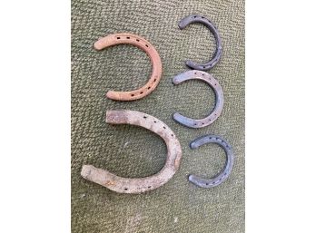 Collection Of Horseshoes In Various Sizes