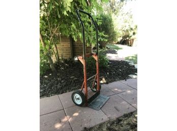 46 Inch Two Wheels/4 Wheel Cart With Collapsible Handle