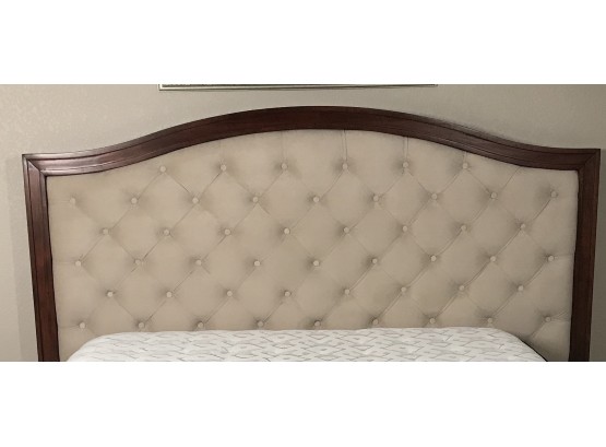 Wood Frame Tufted Headboard-See Photos For Size
