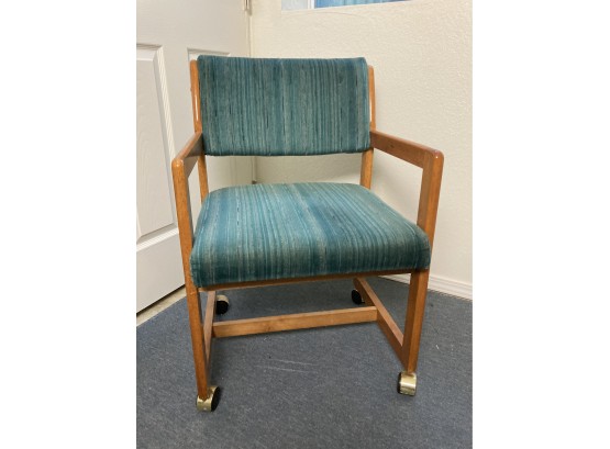 Green Chair With Castors