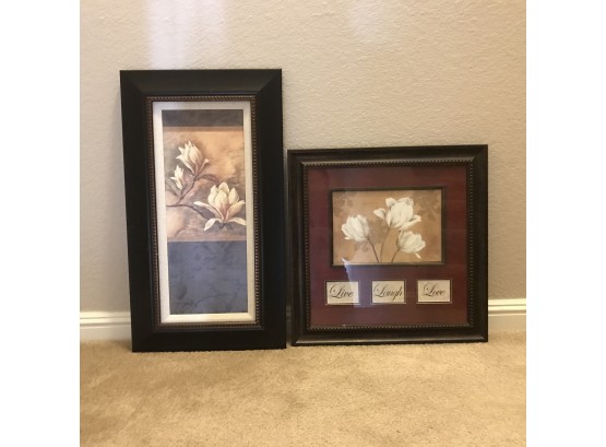 Pair Of Framed Decor Prints