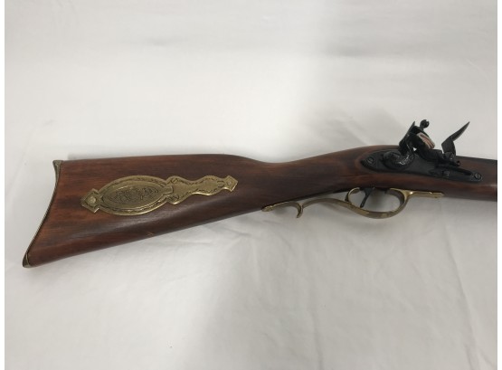 Rifle Replica With Gold Accent
