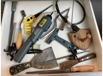 Drawer Full Of Assorted Tools (see Photo)
