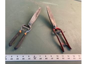 Set Of Two Big Garden Clippers