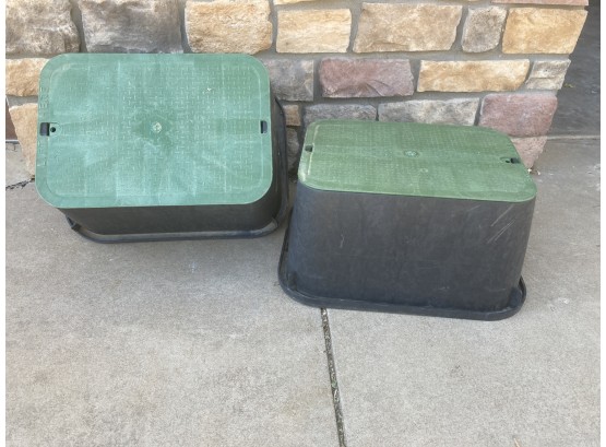Two New/unused Irrigation Control Valve Boxes