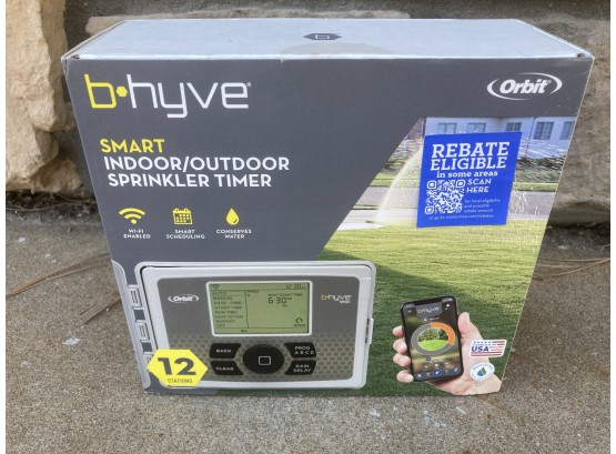 New In The Box B-hyve Brand Smart Indoor/outdoor Sprinkler Timer (See Photos, Can Control With Smart Phone)