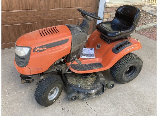 Ariens Riding Lawnmower, Near New Tires, Was Running But Currently Doesnt Start/needs Work