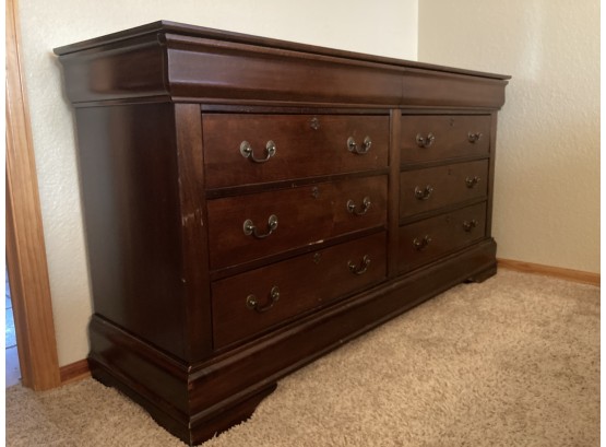 Nice Solid Wood Chest Of Drawers (see Photos For Dimensions & Condition)