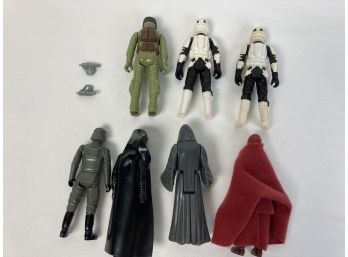 7 Vintage 1980s Star Wars Action Figures- See Photos