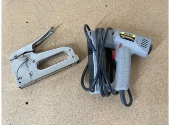 Stanley Sharpshooter Electric Stapler & Manual Stapler