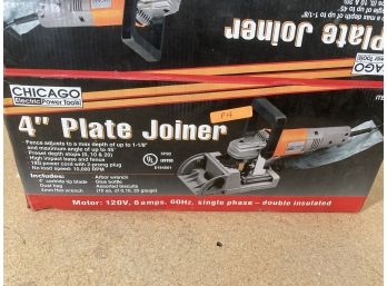 Chicago Electric 4 Inch Plate Joiner, Near New