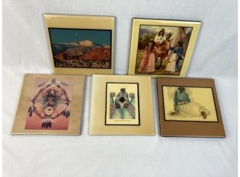 Southwestern And Native American Art Tiles- See Photos