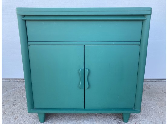 Green Mid Century Solid Wood Dresser