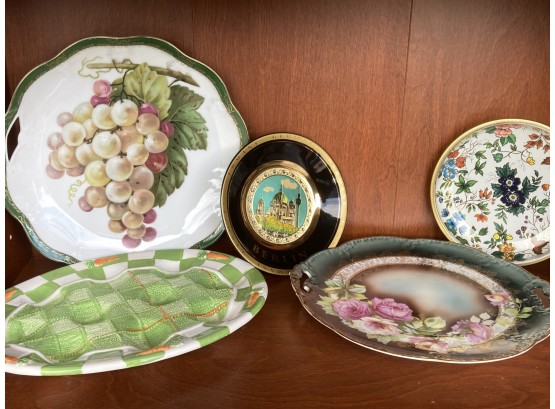 Collection Of Vintage Plates & Platters