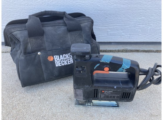 Black & Decker Corded Jigsaw With Canvas Bag