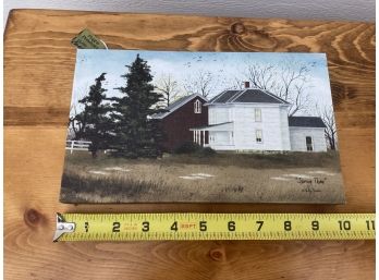 Canvas Print Of Farm Scene Painting