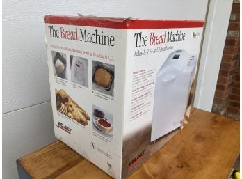 Used Bread Machine In Original Box With Recipe Book & Instructions