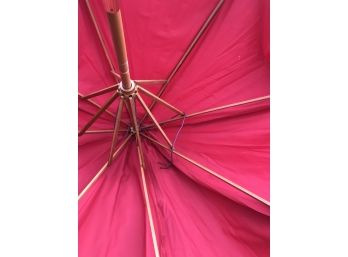 Large Red Outdoor Umbrella - See Photos