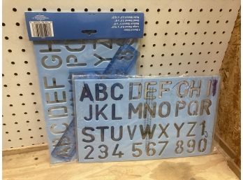 Assorted Sets Of Lettering Stencils