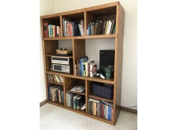 Solid Wood Book Shelf- Contents Not Included