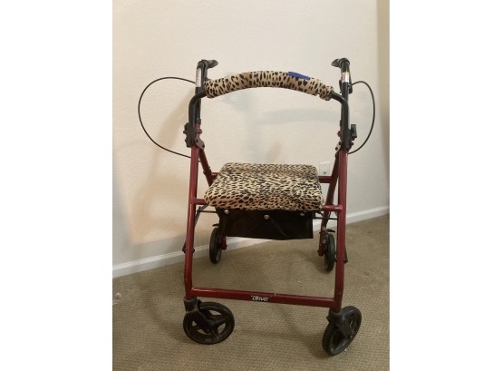 Light Weight Roller Walker With Seat