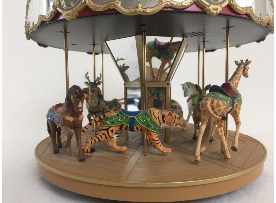 Hallmark Musical Carousel With Circus Animals