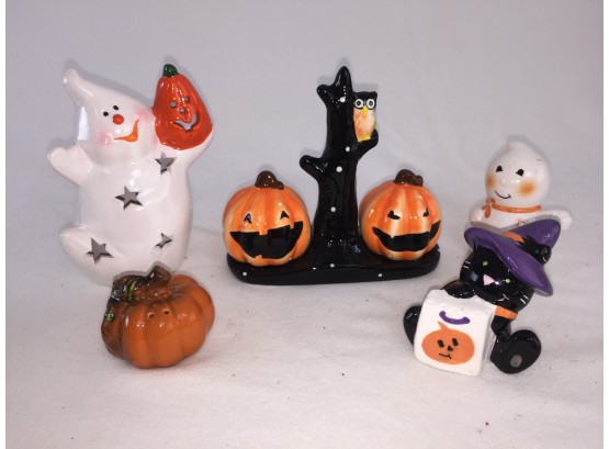 Ceramic Halloween Lighted Decorations