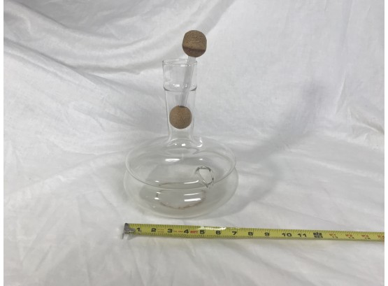 Vintage Scientific Beaker With Cork Stop