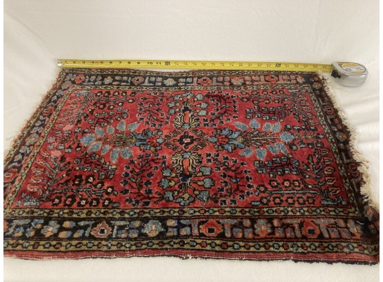 Beautiful Vintage Handmade Afghani Throw Rug