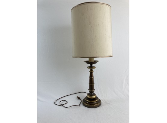 Big Brass Vintage Spindle Lamp